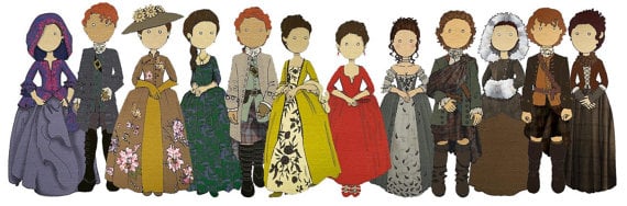 Outlander Bookmarks ($3)
