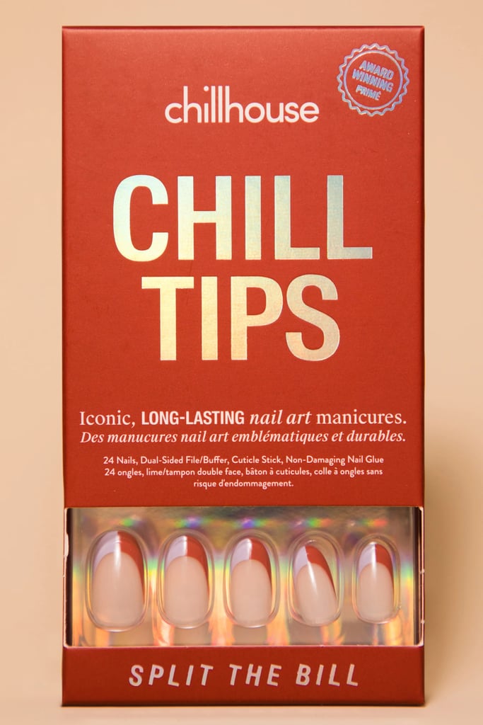Chillhouse Chill Tips in Split the Bill ($16)
Can't make it to Chillhouse for a professional nail art mani? Recreate your favorite look at home with these adorable press ons.