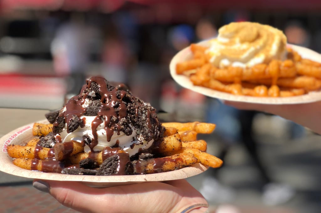 Pumpkin Spice Funnel Cake Fries at Disneyland