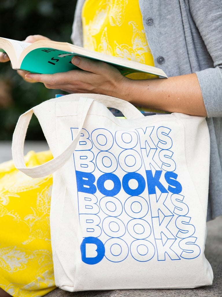 Books Natural Canvas Tote Bag