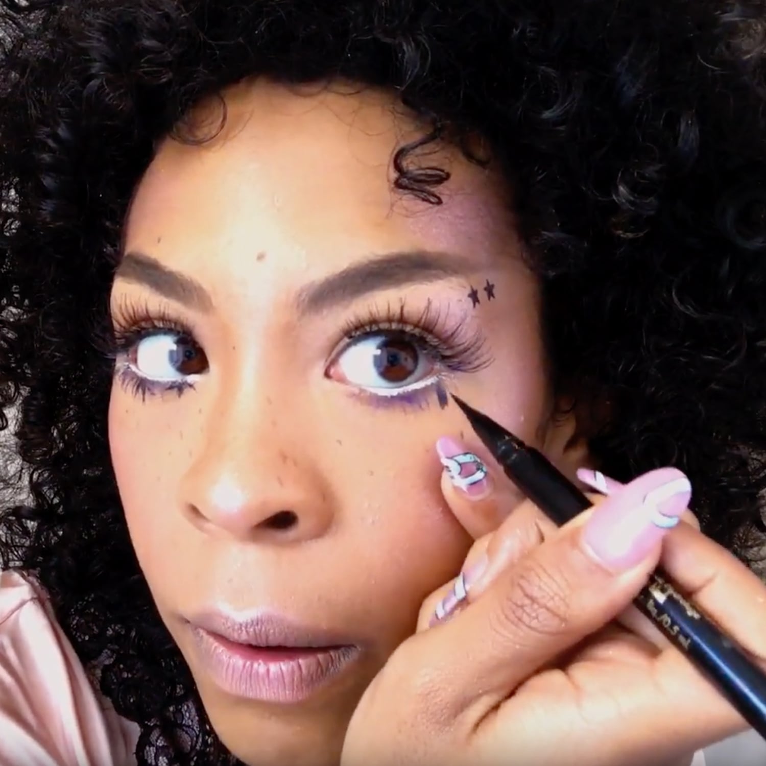 Rico Nasty S Vogue Makeup Tutorial Video Popsugar Beauty Uk