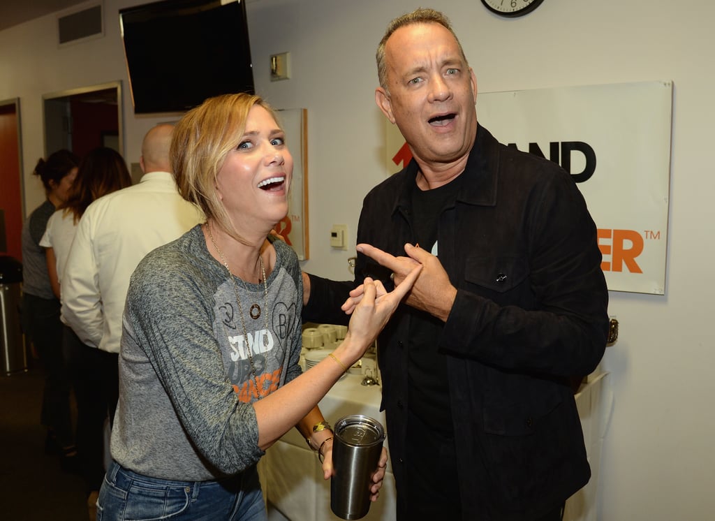 Pictured: Kristen Wiig and Tom Hanks