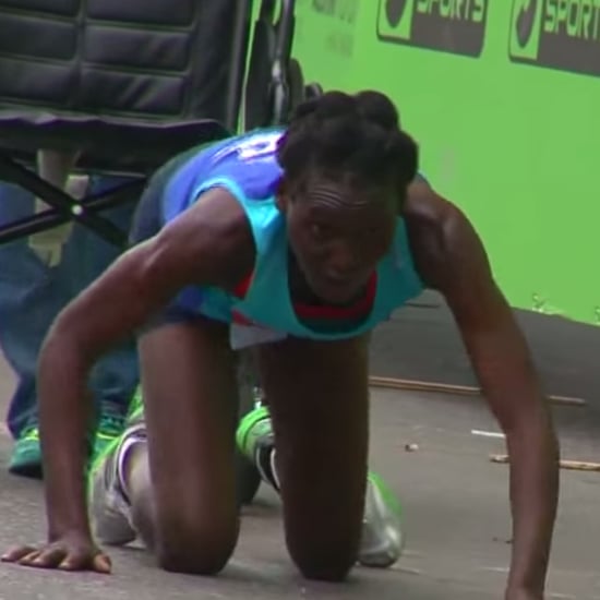 Austin Marathon Runner Crawls Over Finish Line