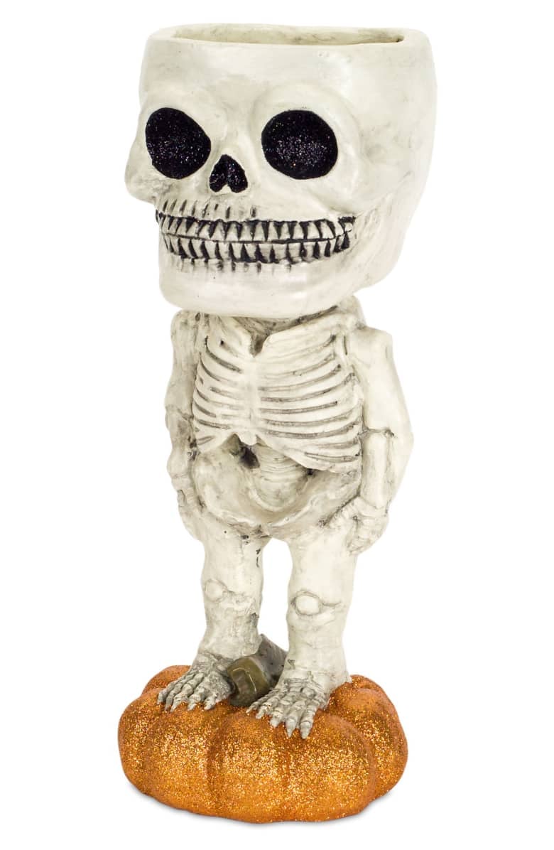 Melrose Gifts Halloween Skeleton Candy Dish