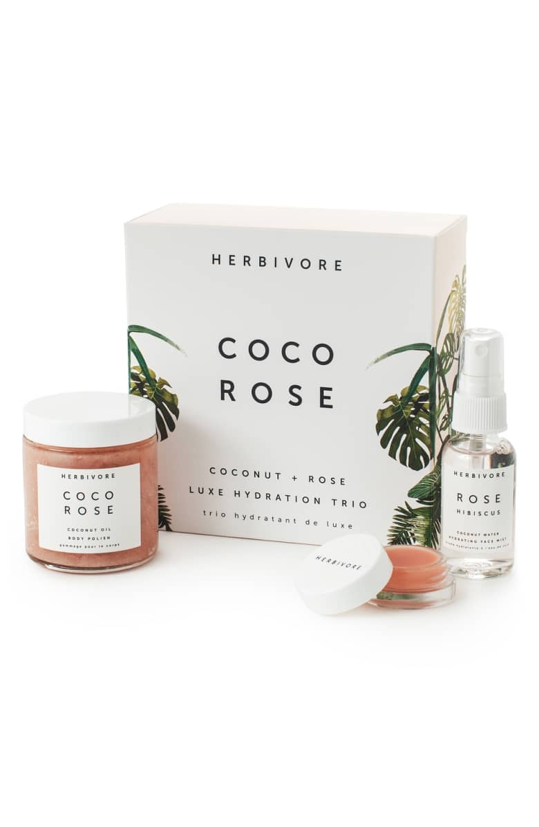 For a Little R&R: Herbivore Botanicals Coco Rose Luxe Hydration Trio