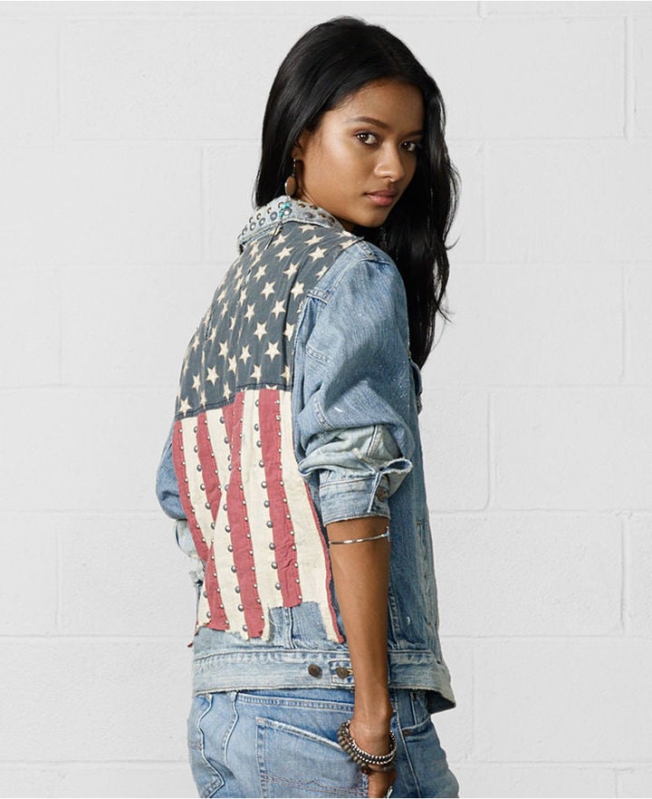 Ralph Lauren Denim & Supply American Flag Jean Jacket