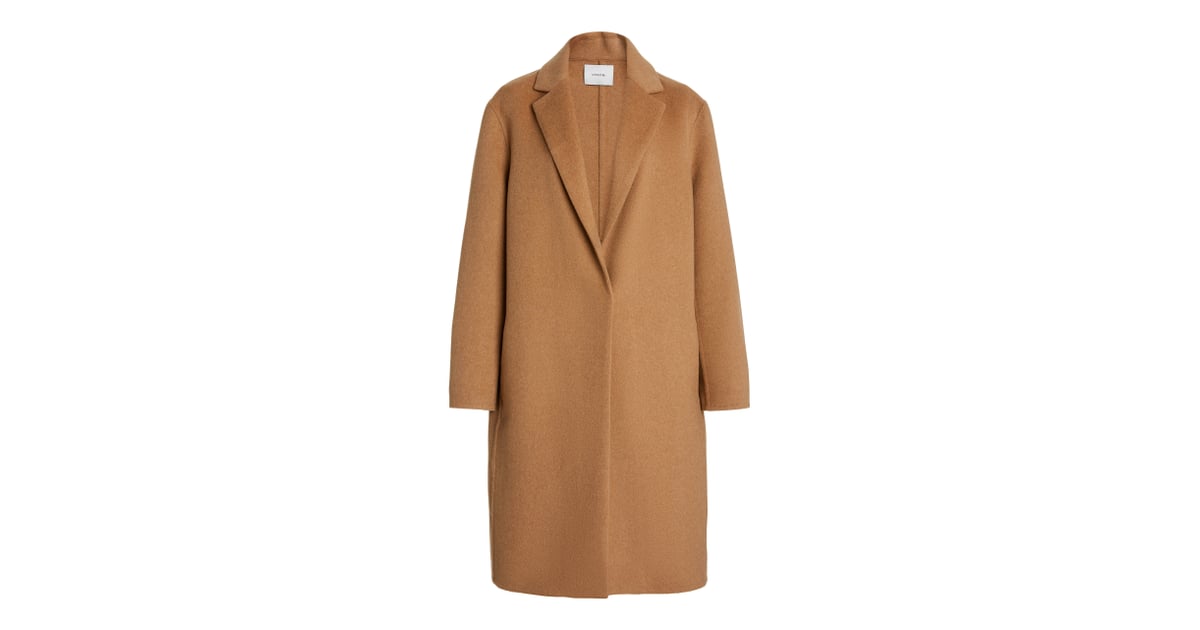vince classic wool blend coat