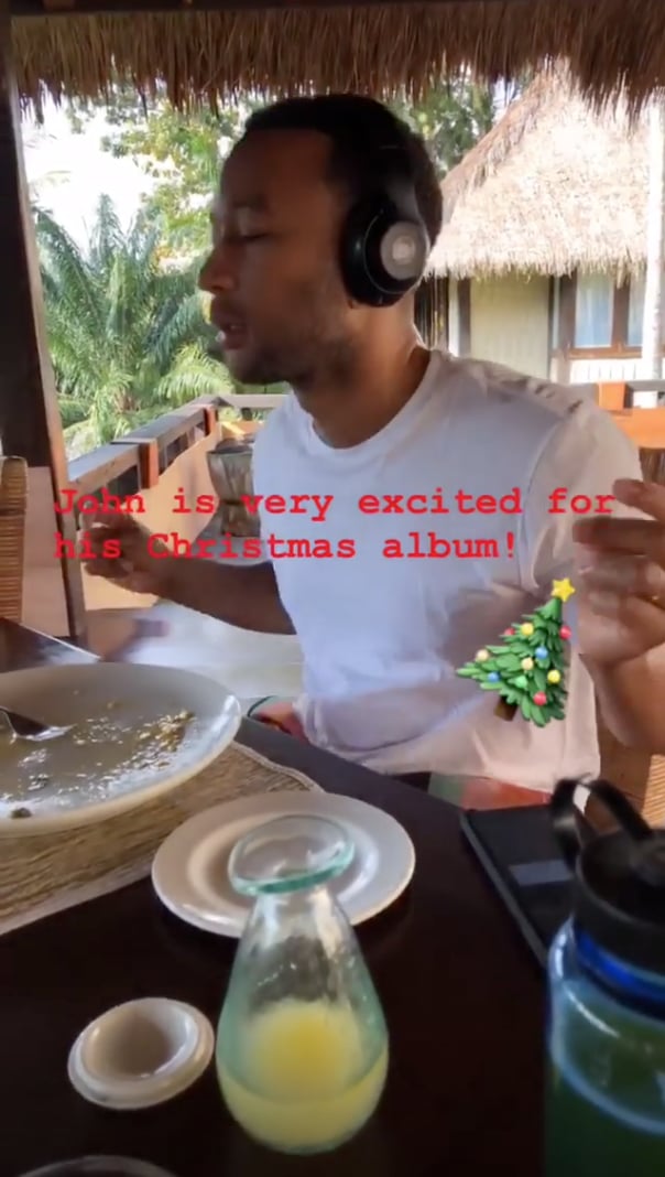 John Jammed Out to His Christmas Album