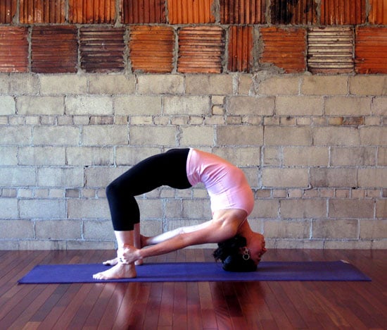 Strike a Yoga Pose: Headstand Bow | POPSUGAR Fitness