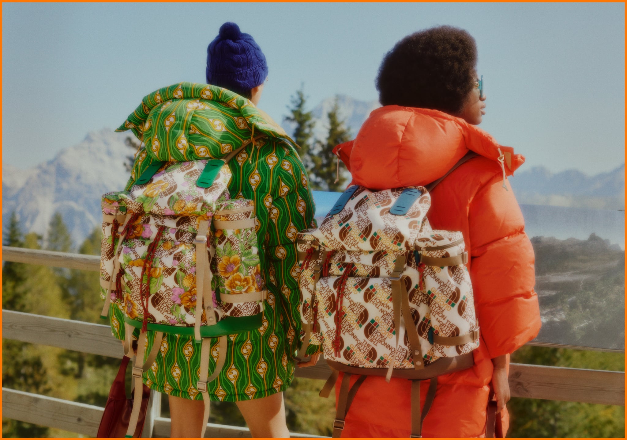 Gucci north sales face backpack