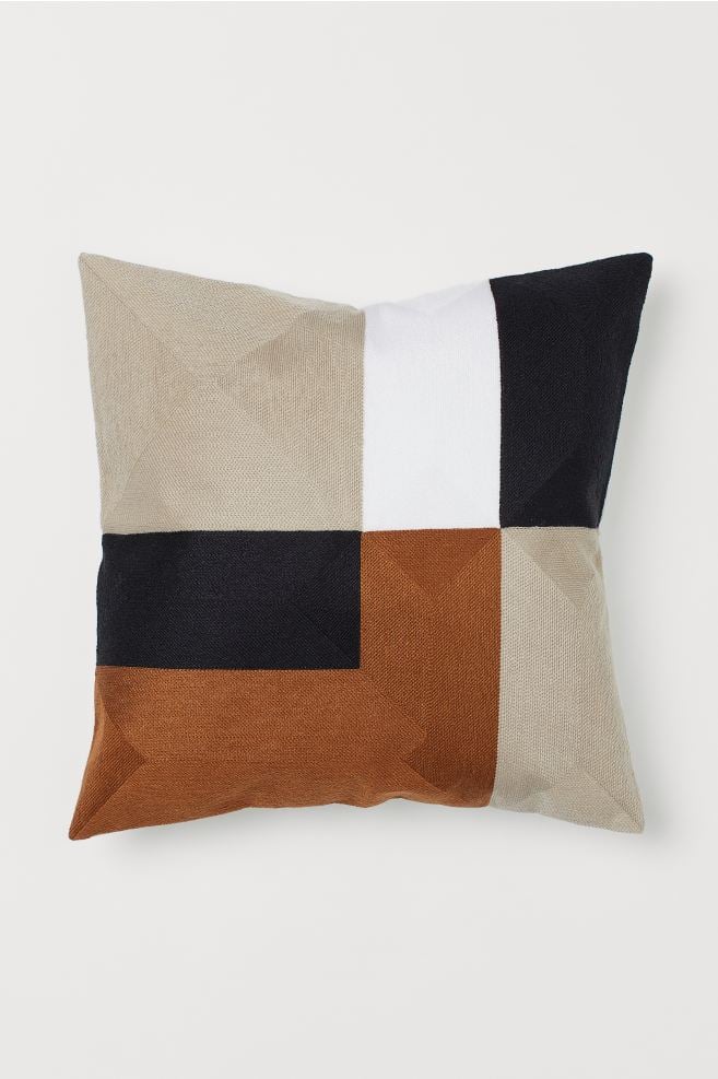 H&M ColorBlock Cushion Cover The Best and Most Stylish Home Decor in