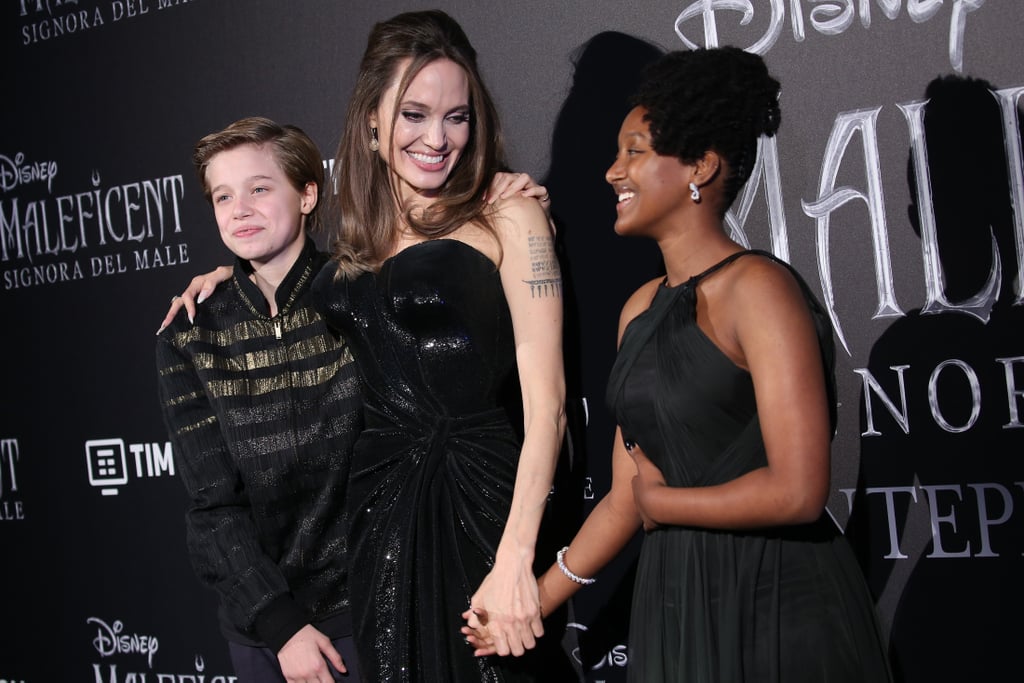 Angelina Jolie and Her Kids at Maleficent 2 Europe Premiere