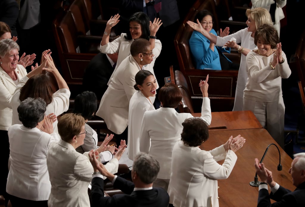 Alexandria Ocasio-Cortez White Blazer at State of the Union