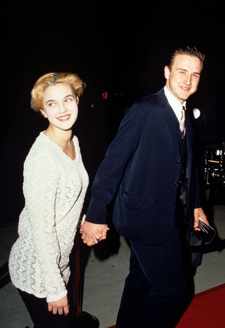 Drew Barrymore and David Arquette