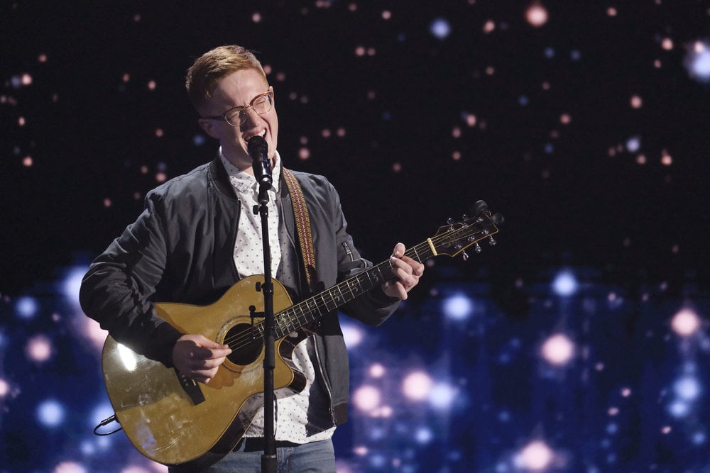 Lamont Landers Singing "Walk Me Home" on AGT Video