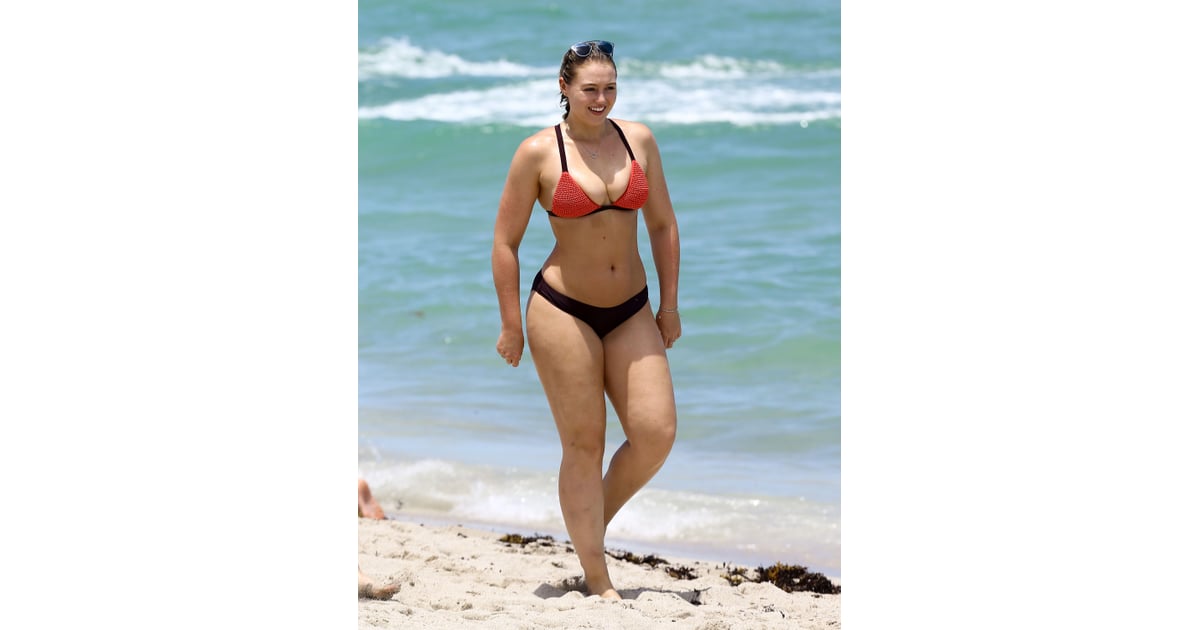Iskra Lawrence In A Bikini On The Beach In Miami July 2016 Popsugar 5950