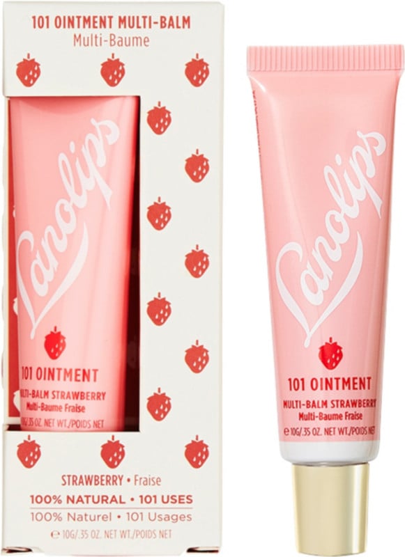 Lano Strawberry 101 Ointment Multibalm - Dry Lips Treatment