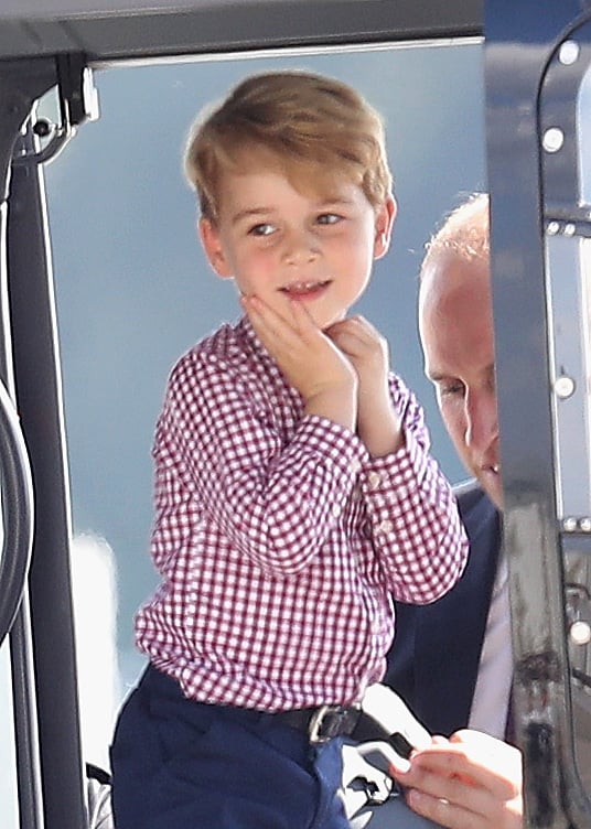 Prince George has plenty of unimpressed faces, but his royal scowl isn't the only adorable expression we love to see from the little heir. George has shown off excited looks, silly grins, and even wiggles during his public outings, already giving his adorable sister, Princess Charlotte, and brother Prince Louis a lot to aspire to. If George's best facial expressions aren't enough, make sure to check out his and Charlotte's most hilarious pictures!

    Related:

            
            
                                    
                            

            The 72 Cutest Pictures of Prince George