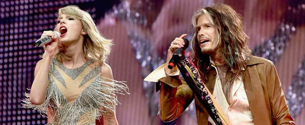 Steven Tyler on Stage With Taylor Swift