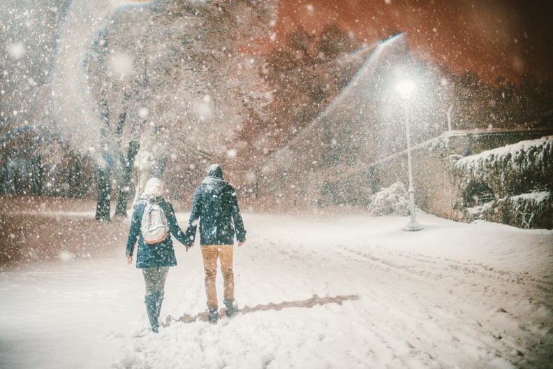 There's Nothing More Magical Than Taking a Walk in the Snow at Night
