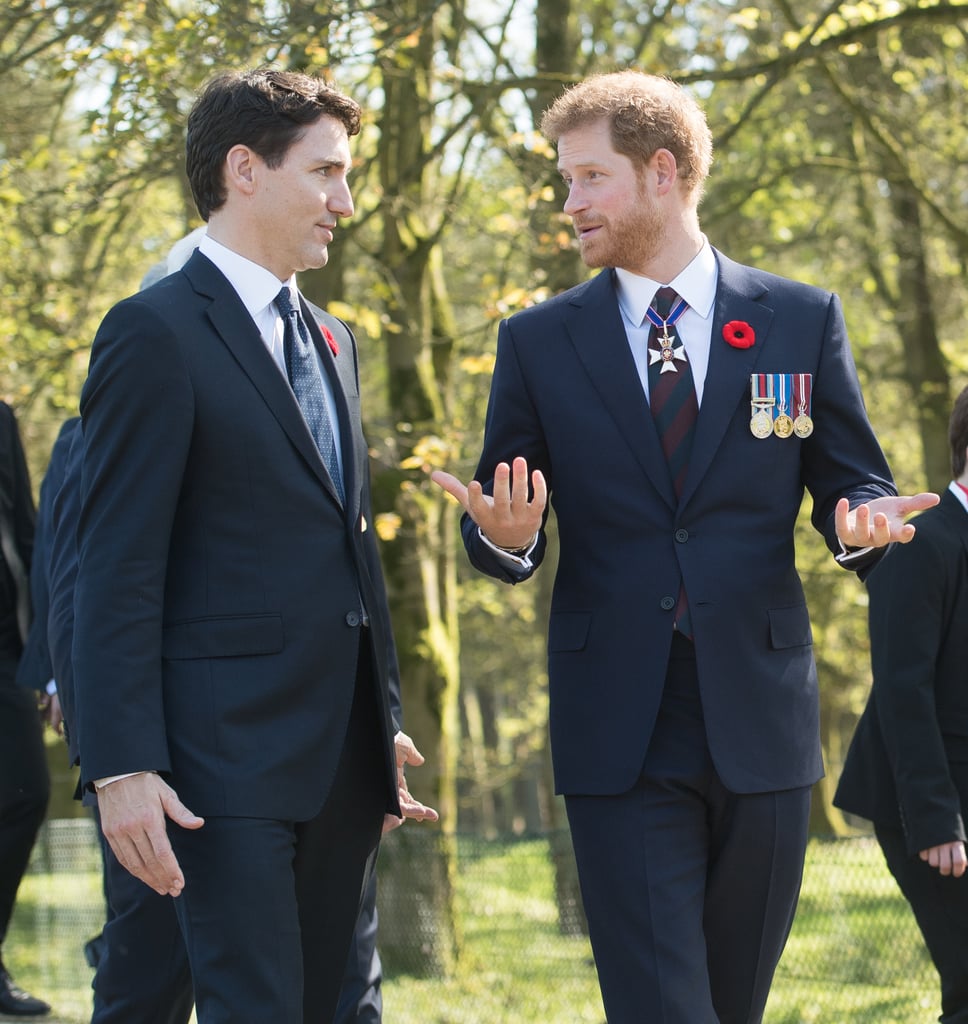 Prince William and Prince Harry at Anniversary of Vimy Ridge