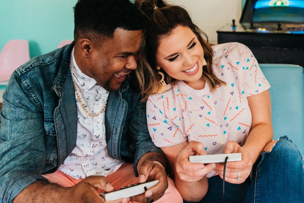 Retro '80s and '90s Engagement Shoot
