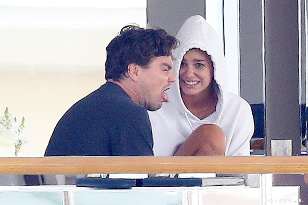 Leonardo DiCaprio Making Faces on a Boat August 2018