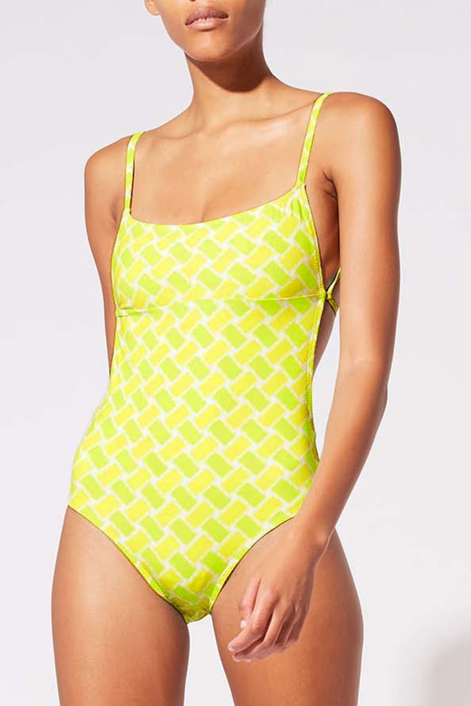 Solid & Striped Melissa Pineapple Tile Swimsuit