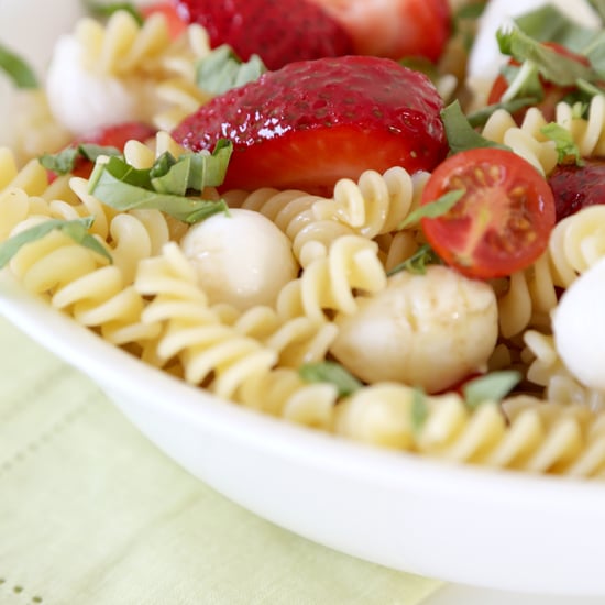 Strawberry Caprese Pasta Salad