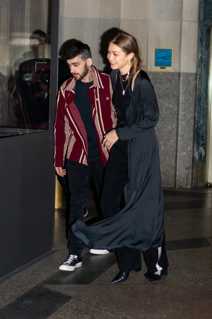 When Zayn Was Retro in Red and Gigi Went For Romantic Silk