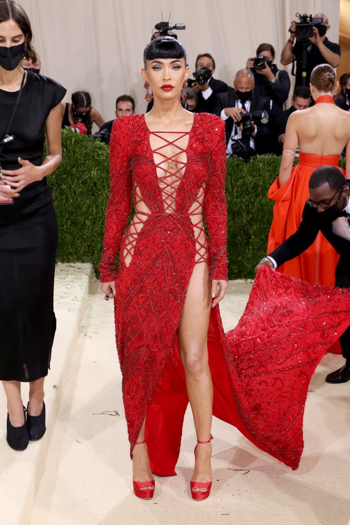 Megan Fox's Blunt Bangs at the 2021 Met Gala