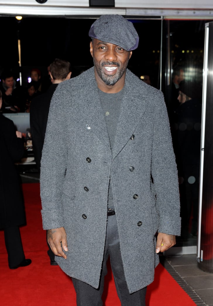 Idris Elba brought his hot looks to the premiere of The Gunman in ...