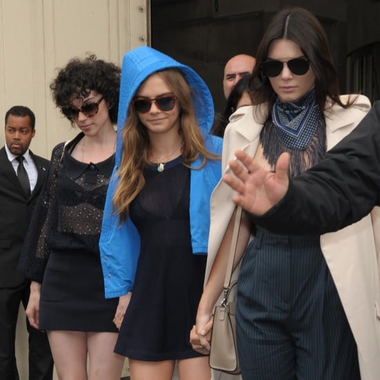 Cara Delevingne With St. Vincent and Kendall Jenner in Paris