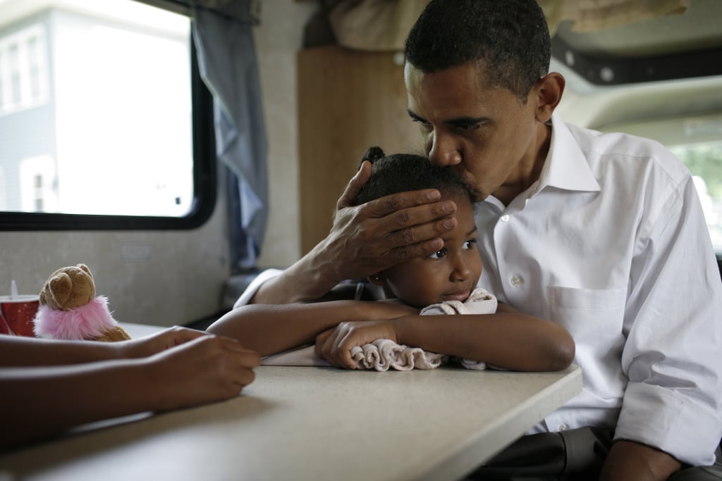 Barack Obama Cute Moments With Sasha and Malia