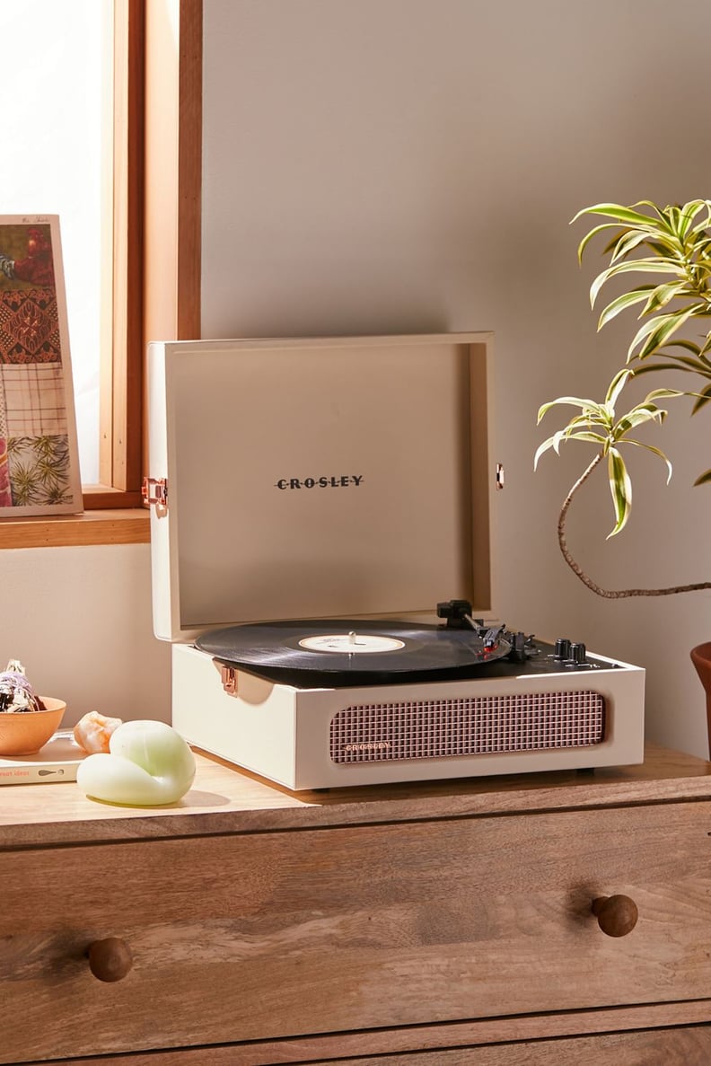 For Music Fans: Crosley UO Exclusive Cream Voyager Bluetooth Record Player