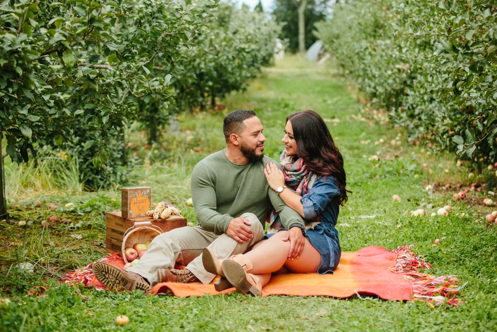 Apple Orchard Engagement Shoot