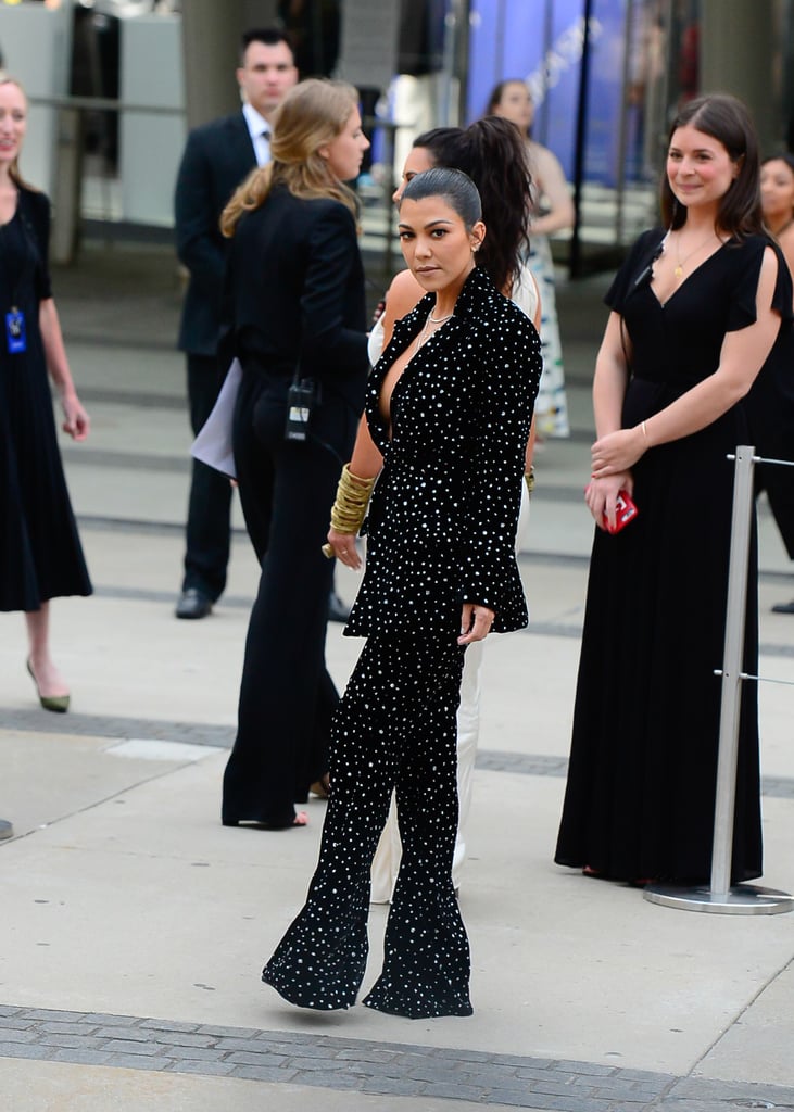 Kourtney Kardashian Embellished Suit CFDA Awards 2018