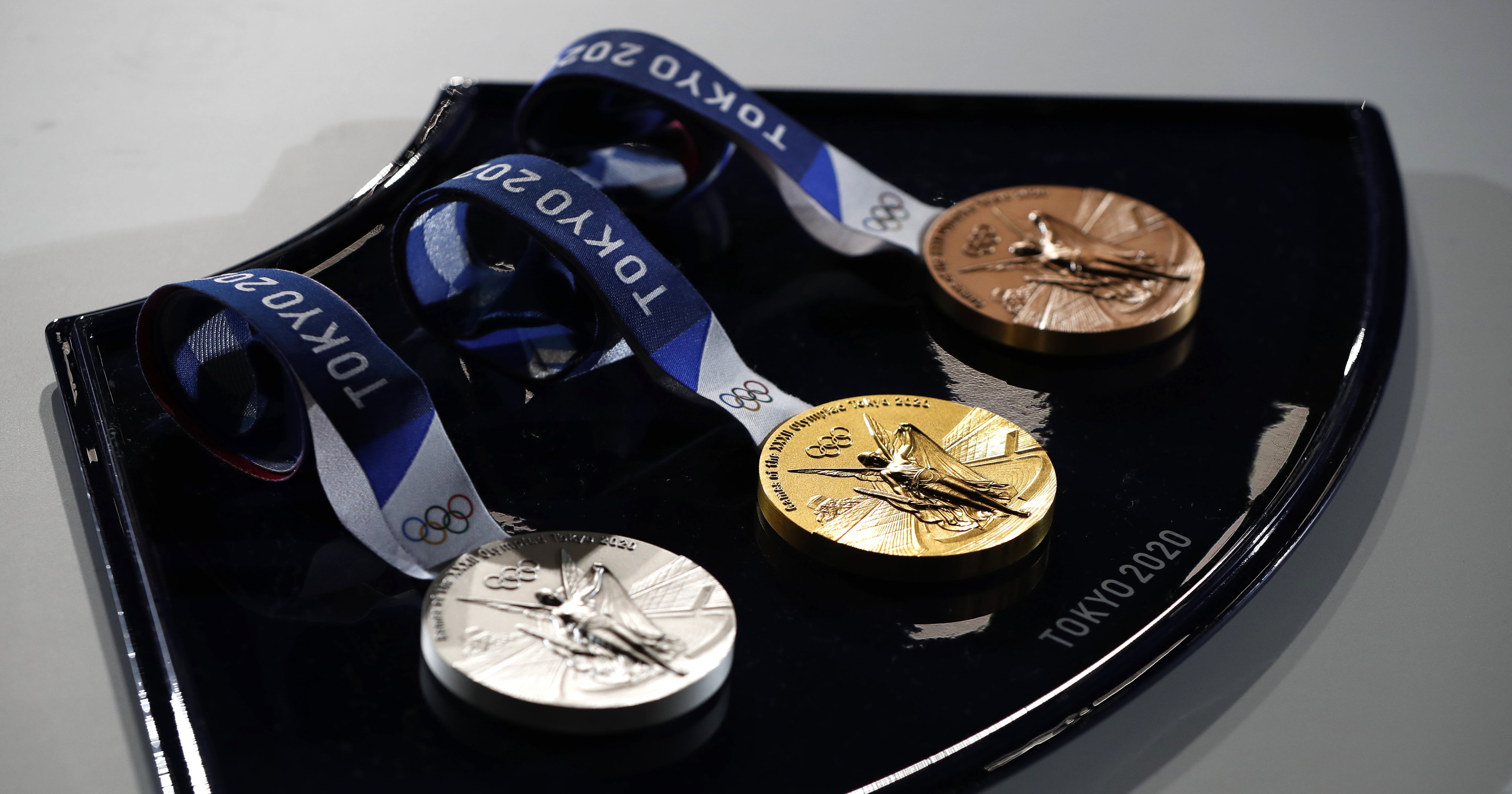 Olympic gold medals solid gold