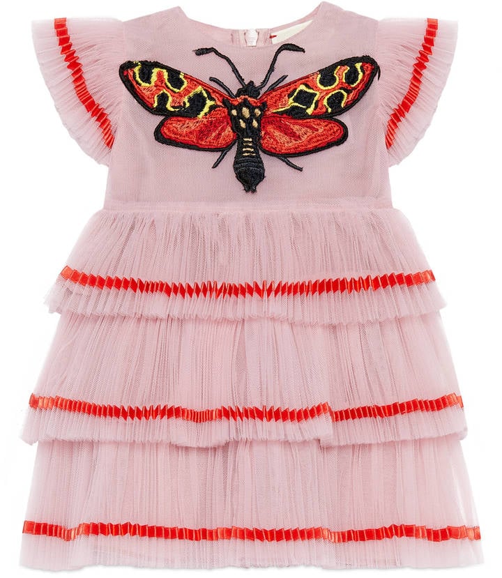 Gucci Baby Tulle Dress With Butterfly