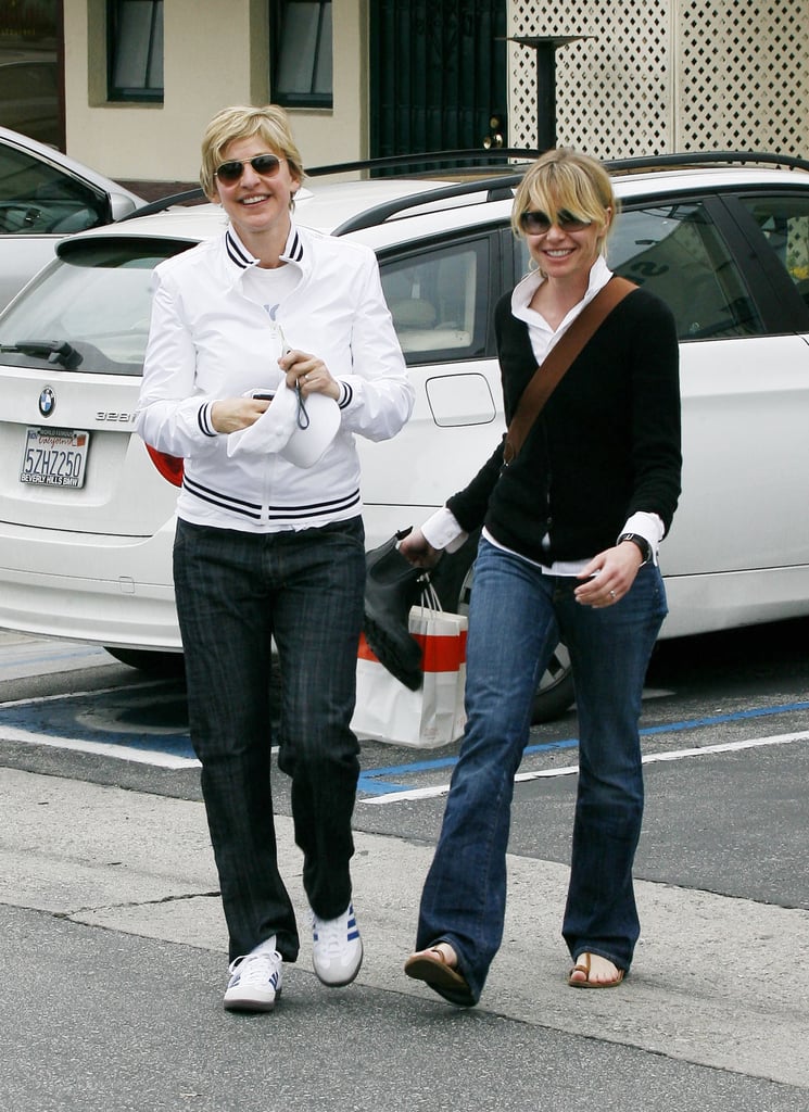 Cute Portia de Rossi and Ellen DeGeneres Pictures