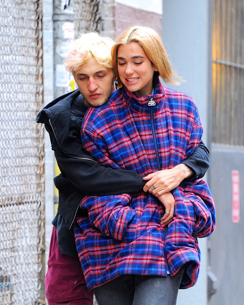 Anwar Hadid and Dua Lipa in NYC