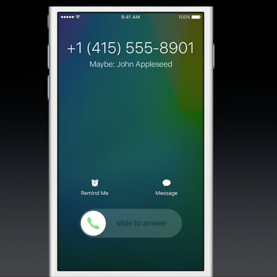 iOS 9 Suggests Caller ID