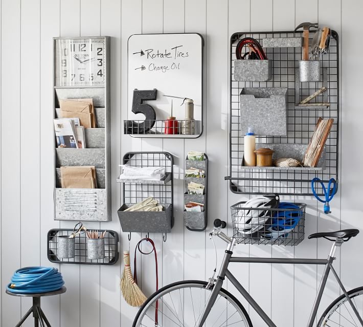 Antique Zinc Wall Organizers (40199) Pottery Barn Apartment