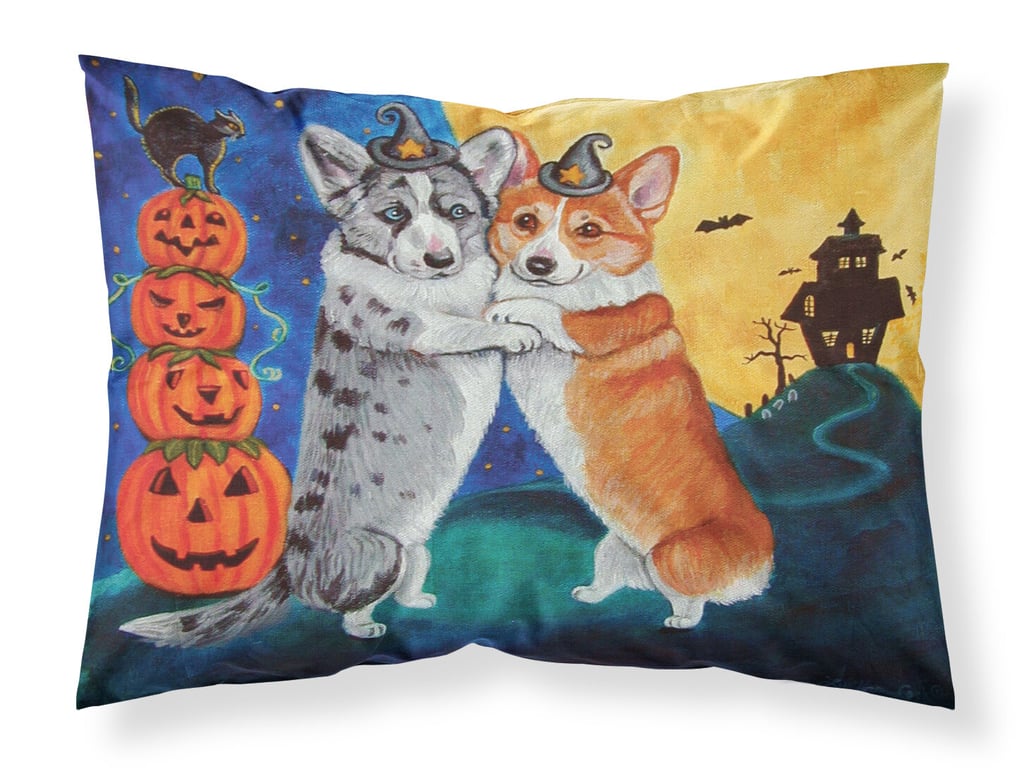 A Pillow Cover: Sosa Corgi Halloween Scare Pillowcase