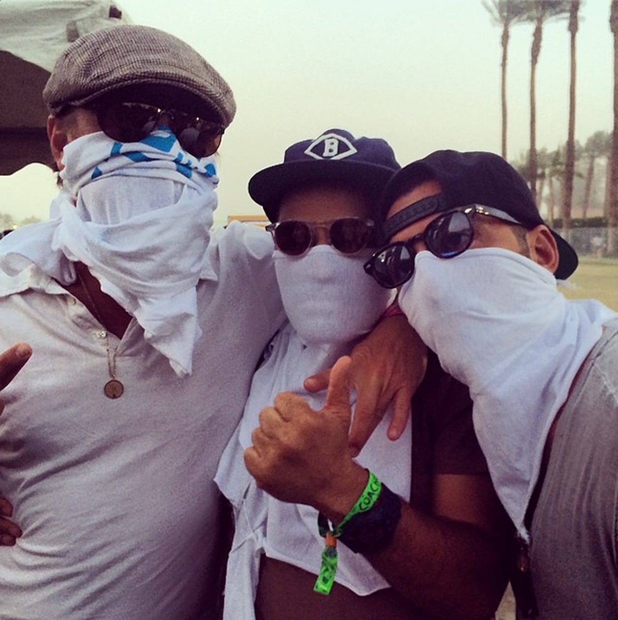 Celebrities Wearing Masks at Coachella 2014 | POPSUGAR Celebrity