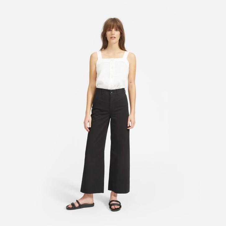 Everlane The Lightweight Wide Leg Crop Chino | Best Clothes Discounts ...