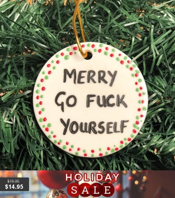 Personalized RUDE Ornament  Curse Word Christmas Ornaments on Etsy