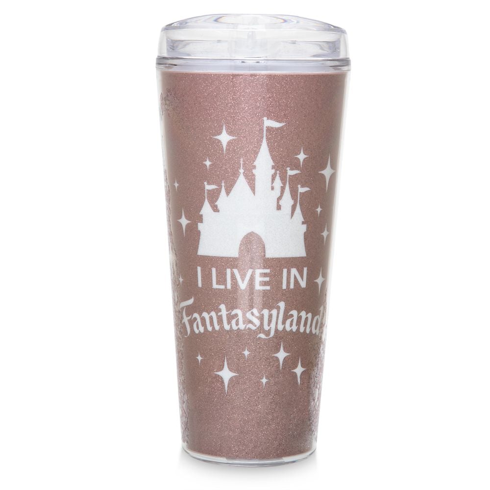 Fantasyland Castle Travel Tumbler — Briar Rose Gold