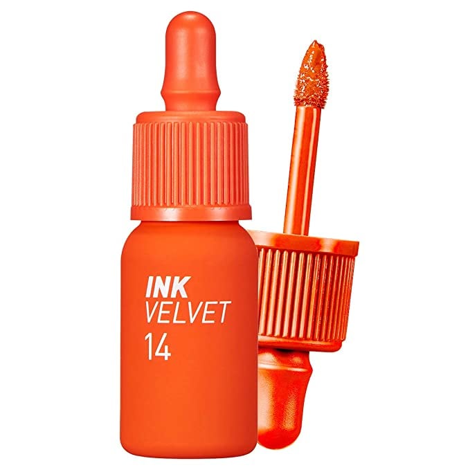 Peripera Ink Velvet Lip Tint in Inkrush Orange (14) Peripera Ink Velvet Lip Tint on Amazon