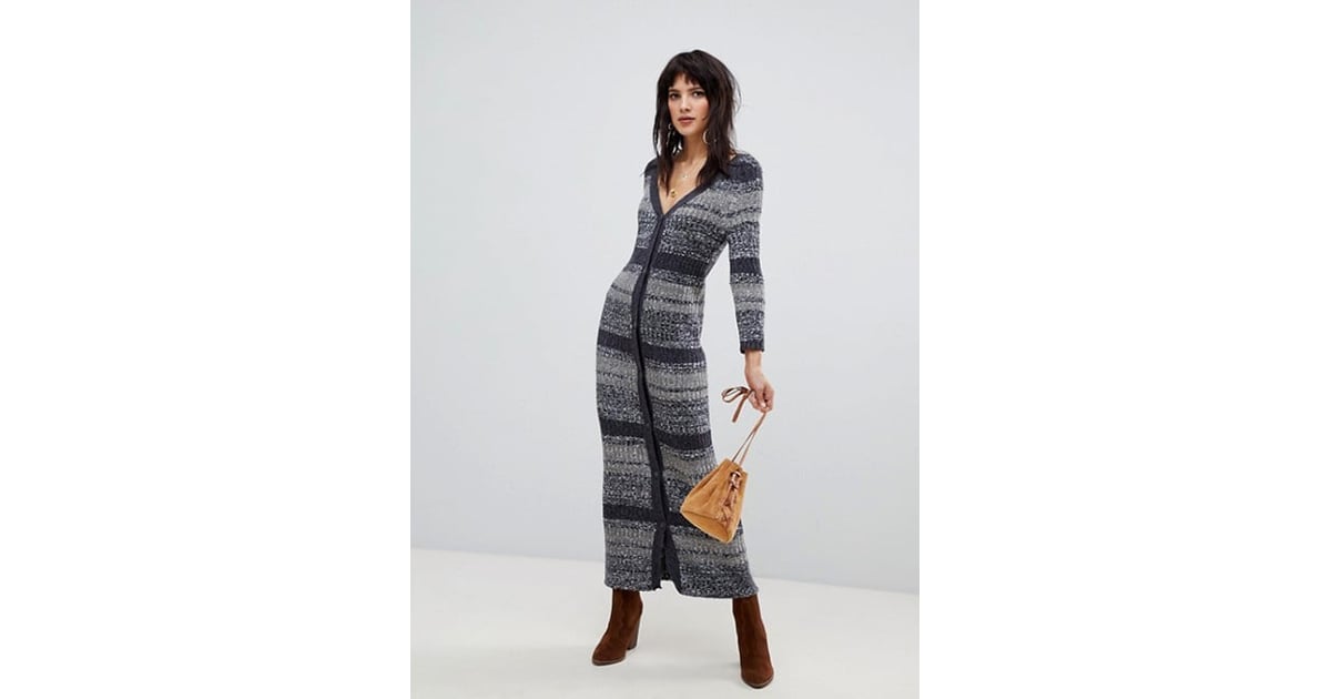 free people cozy up cardigan dress